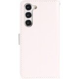 Hülle Samsung Galaxy A54 - Premium Flip Leder Tasche - Weiss