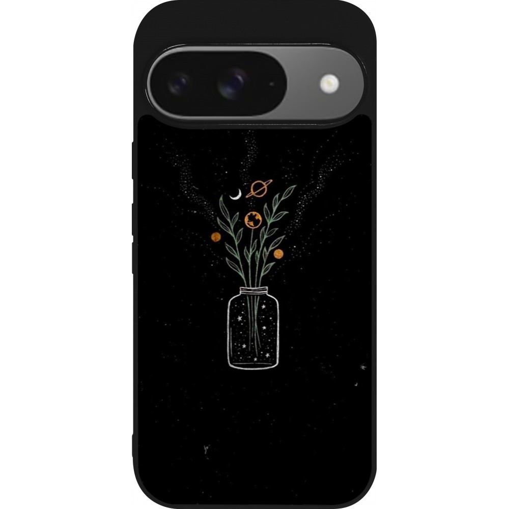 Google Pixel 9 / Pixel 9 Pro Case Hülle - Silikon schwarz Vase black