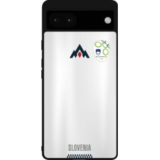 Google Pixel 6a Case Hülle - Silikon schwarz Fussballtrikot Slowenien