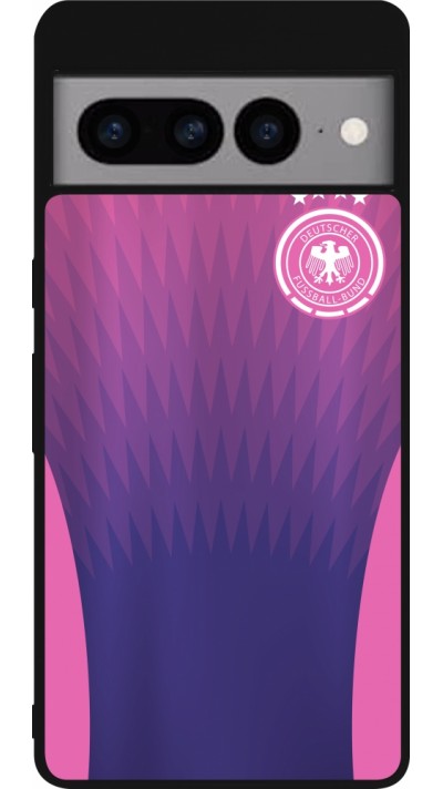 Google Pixel 7 Pro Case Hülle - Silikon schwarz Deutschland Away personalisierbares Fussballtrikot