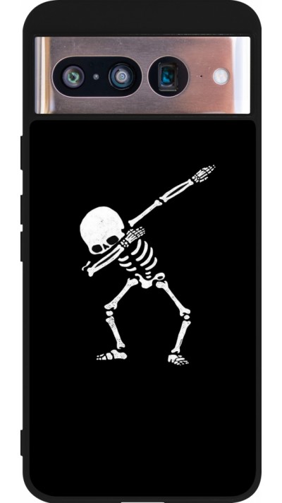 Google Pixel 8 Case Hülle - Silikon schwarz Halloween 19 09