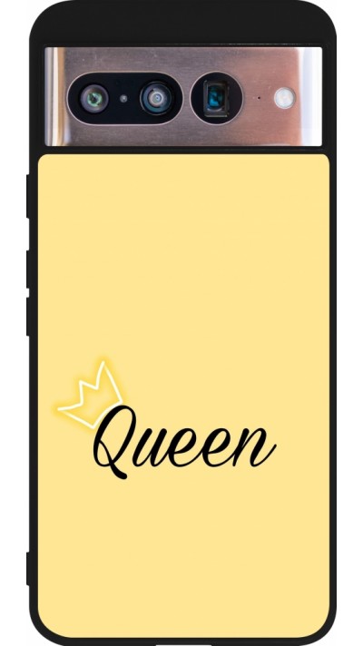 Google Pixel 8 Case Hülle - Silikon schwarz Mom 2024 Queen