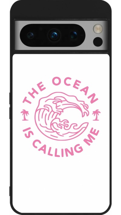 Coque Google Pixel 8 Pro - Silicone rigide noir The Ocean is calling me