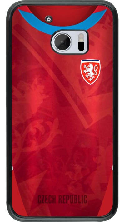 HTC 10 Case Hülle - Tschechische Republik personalisierbares Fussballtrikot