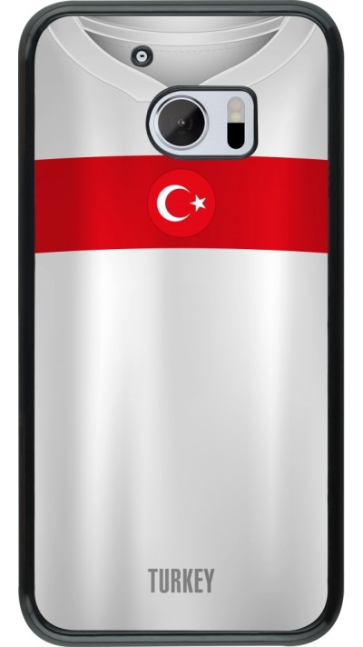 HTC 10 Case Hülle - Türkei personalisierbares Fussballtrikot