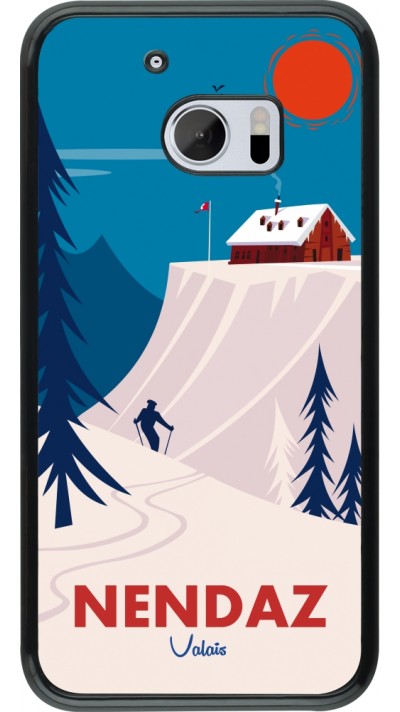 HTC 10 Case Hülle - Nendaz Cabane Ski
