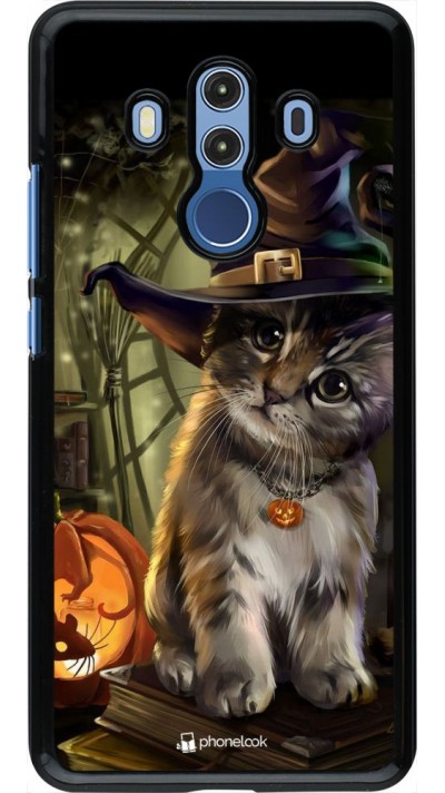 Hülle Huawei Mate 10 Pro - Halloween 21 Witch cat