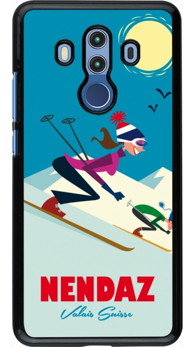 Huawei Mate 10 Pro Case Hülle - Nendaz Ski Downhill