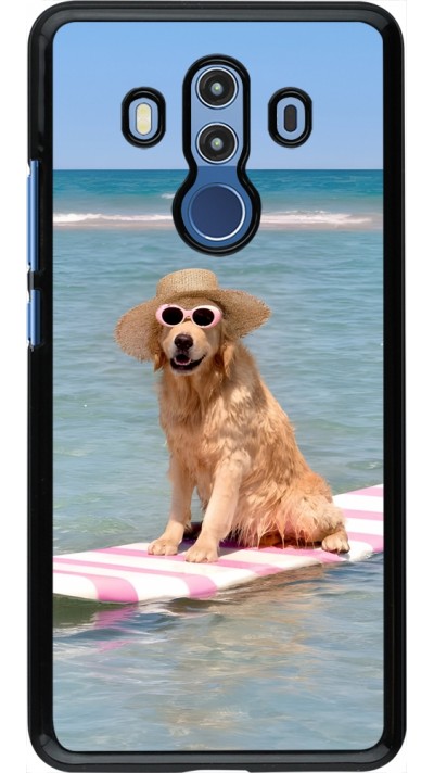 Coque Huawei Mate 10 Pro - Summer Dog on Paddle