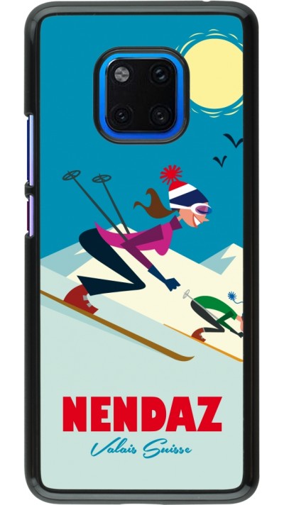 Huawei Mate 20 Pro Case Hülle - Nendaz Ski Downhill