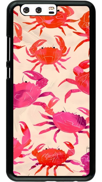 Huawei P10 Plus Case Hülle - Crabs Paint