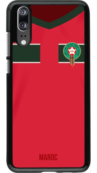 Coque Huawei P20 - Maillot de football Maroc 2022 personnalisable