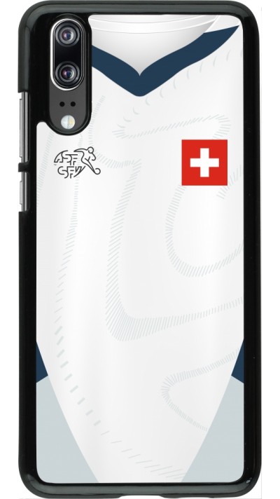 Huawei P20 Case Hülle - Schweiz Away personalisierbares Fussballtrikot