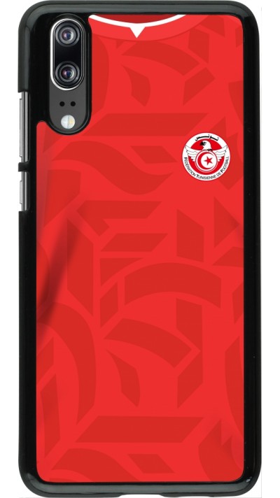 Coque Huawei P20 - Maillot de football Tunisie 2022 personnalisable