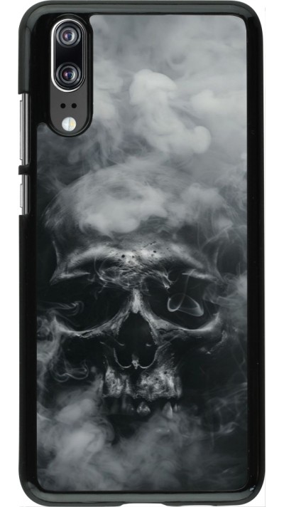 Coque Huawei P20 - Halloween 2024 smoky skull