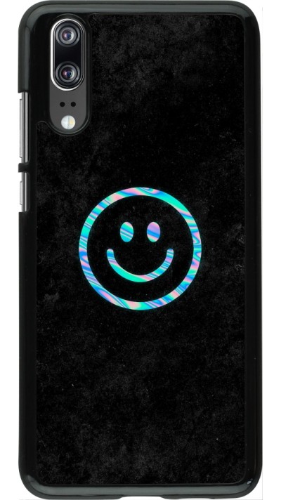 Coque Huawei P20 - Happy smiley irisé