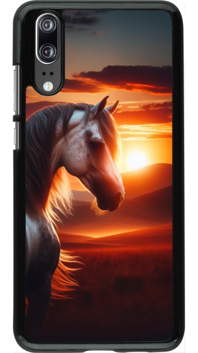 Coque Huawei P20 - Majestic Sunset Horse