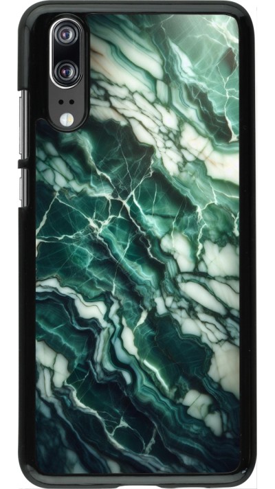 Coque Huawei P20 - Marbre vert majestueux