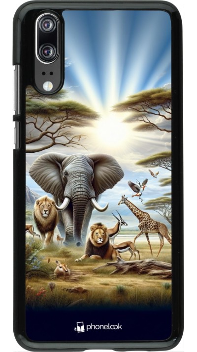 Coque Huawei P20 - Vie sauvage africaine