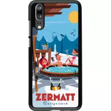 Coque Huawei P20 - Zermatt Mountain Jacuzzi