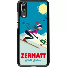 Coque Huawei P20 - Zermatt Ski Downhill