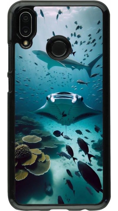 Coque Huawei P20 Lite - Manta Lagon Nettoyage