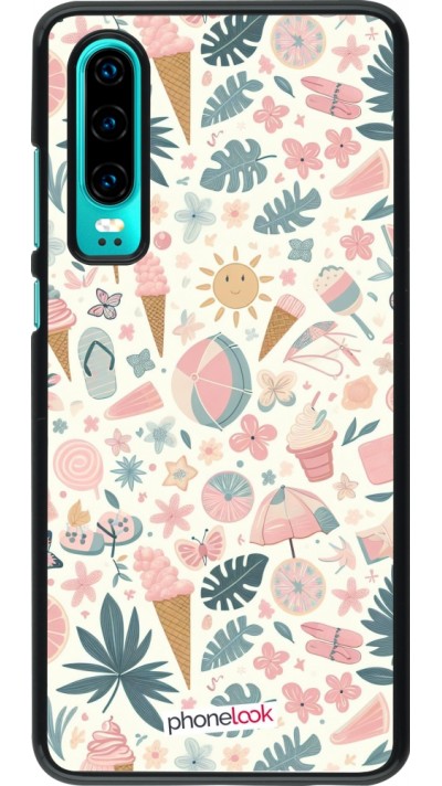 Coque Huawei P30 - Summer Pink Pattern