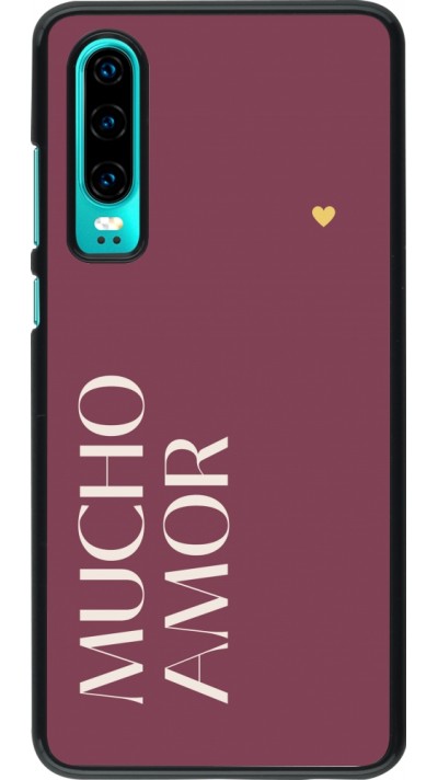 Coque Huawei P30 - Valentine 2024 mucho amor rosado