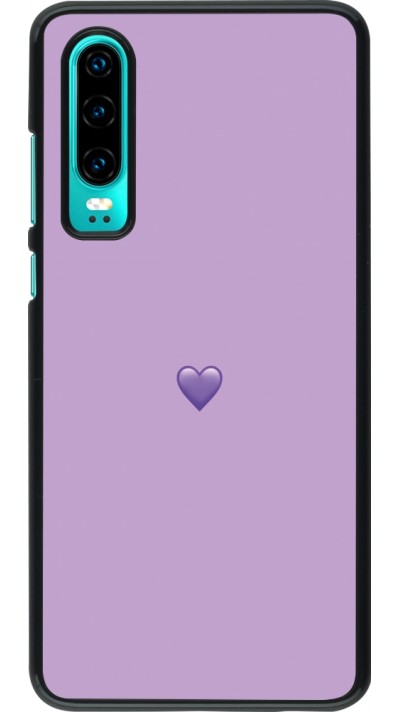 Coque Huawei P30 - Valentine 2023 purpule single heart