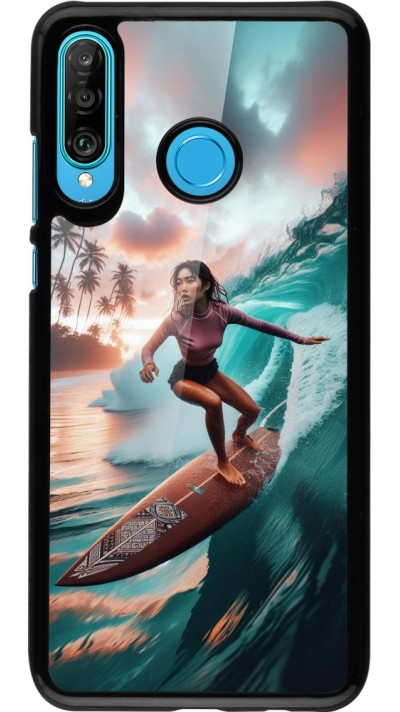 Coque Huawei P30 Lite - Surfeuse Balinaise