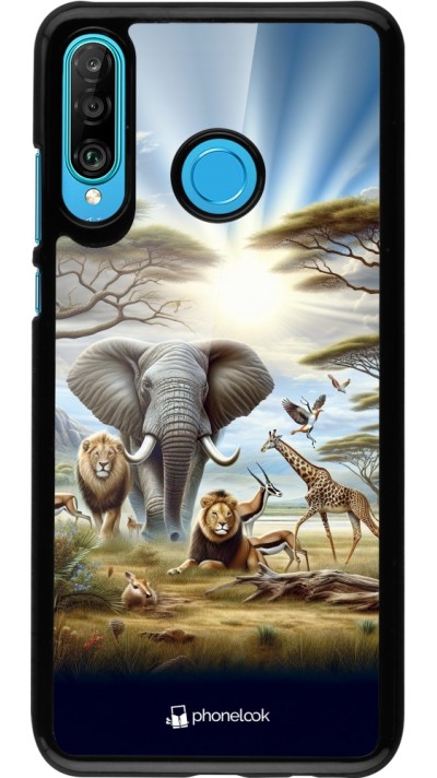 Coque Huawei P30 Lite - Vie sauvage africaine