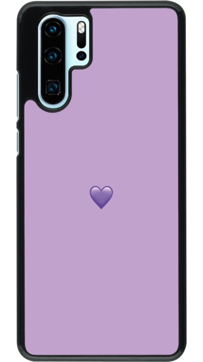 Coque Huawei P30 Pro - Valentine 2023 purpule single heart