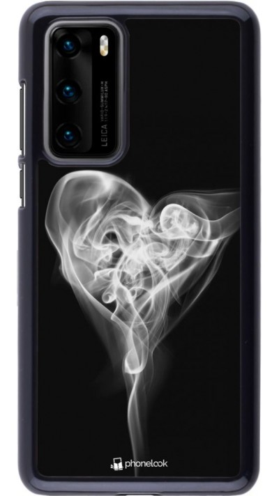 Coque Huawei P40 - Valentine 2022 Black Smoke