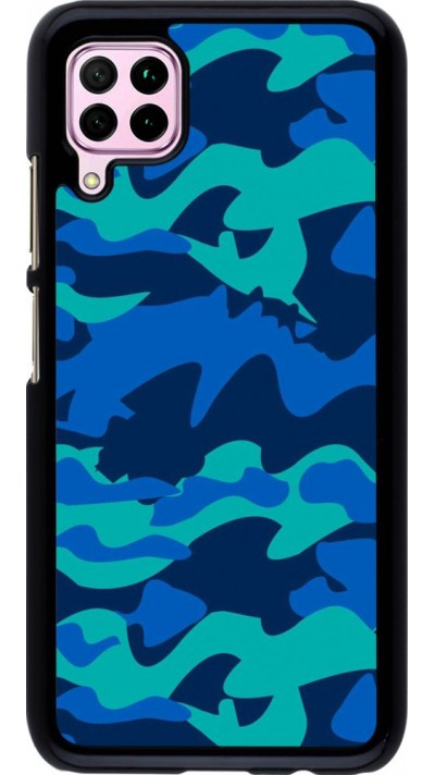 Hülle Huawei P40 Lite - Camo Blue