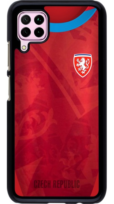 Huawei P40 Lite Case Hülle - Tschechische Republik personalisierbares Fussballtrikot