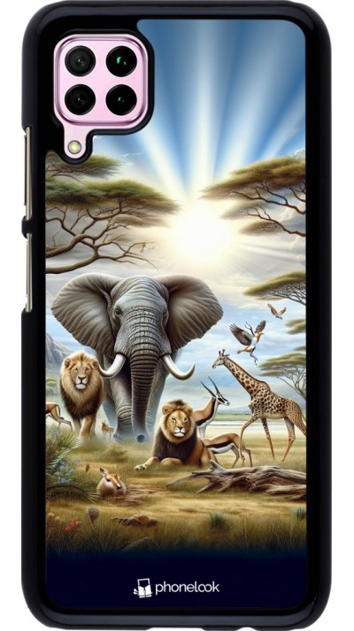 Coque Huawei P40 Lite - Vie sauvage africaine