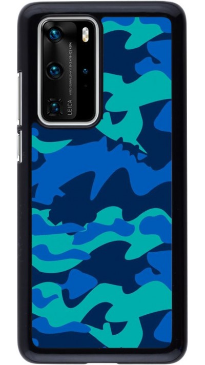 Hülle Huawei P40 Pro - Camo Blue