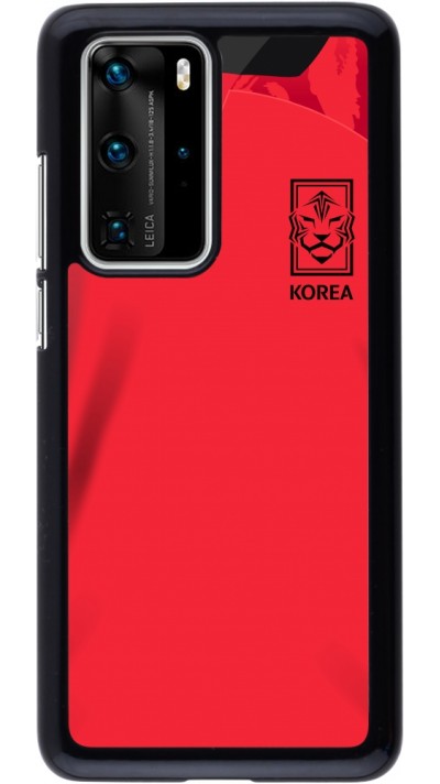 Huawei P40 Pro Case Hülle - Südkorea 2022 personalisierbares Fussballtrikot