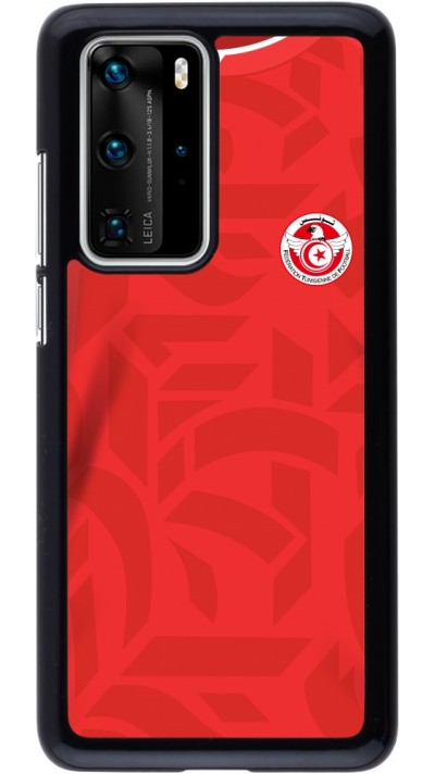 Huawei P40 Pro Case Hülle - Tunesien 2022 personalisierbares Fussballtrikot