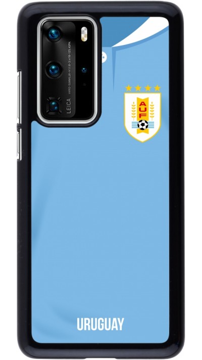 Huawei P40 Pro Case Hülle - Uruguay 2022 personalisierbares Fussballtrikot