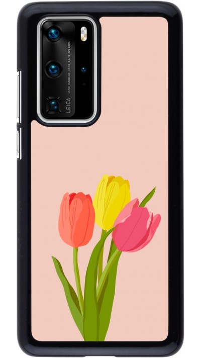 Huawei P40 Pro Case Hülle - Spring 23 tulip trio