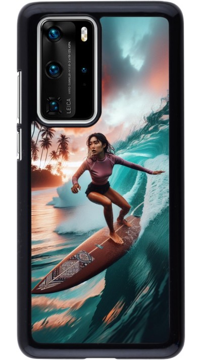 Coque Huawei P40 Pro - Surfeuse Balinaise