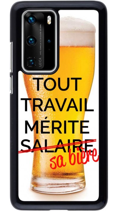 Hülle Huawei P40 Pro - Tout travail mérite sa bière