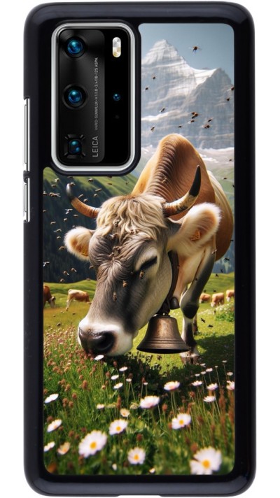 Huawei P40 Pro Case Hülle - Kuh Berg Wallis
