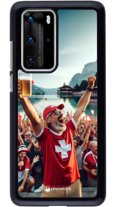 Huawei P40 Pro Case Hülle - Schweizer Sieg Fanzone Euro 2024