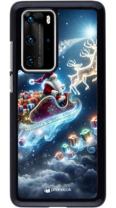 Huawei P40 Pro Case Hülle - Weihnachten 2023 Verzauberter Weihnachtsmann