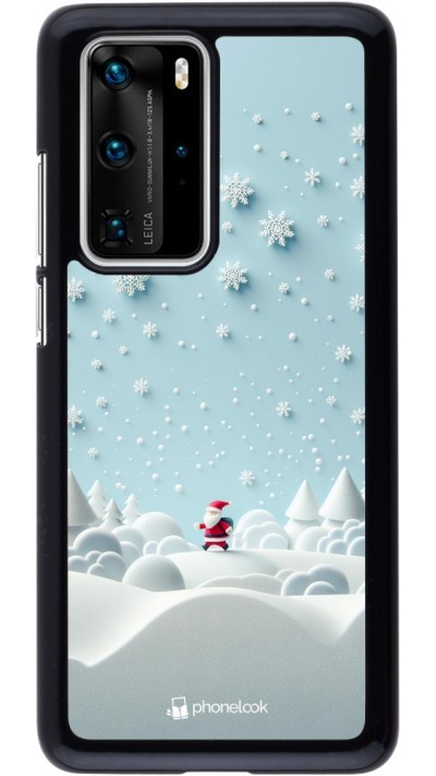 Huawei P40 Pro Case Hülle - Weihnachten 2023 Kleiner Vater Schneeflocke