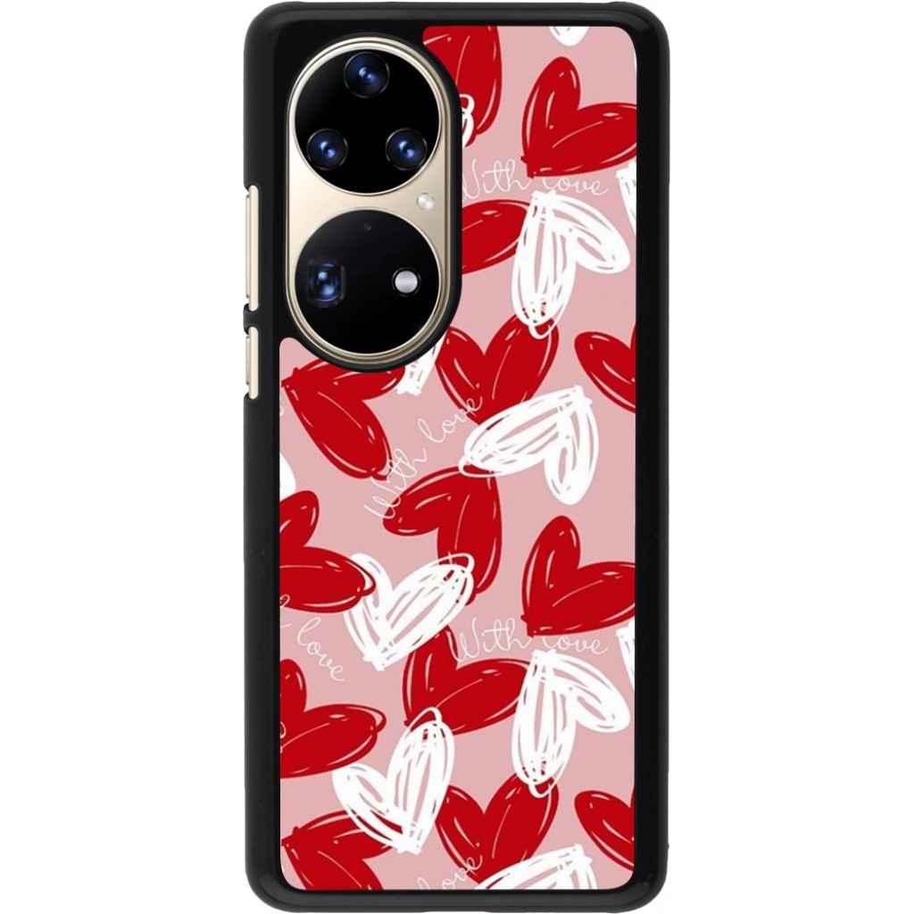 Coque Huawei P50 Pro - Valentine 2024 with love heart