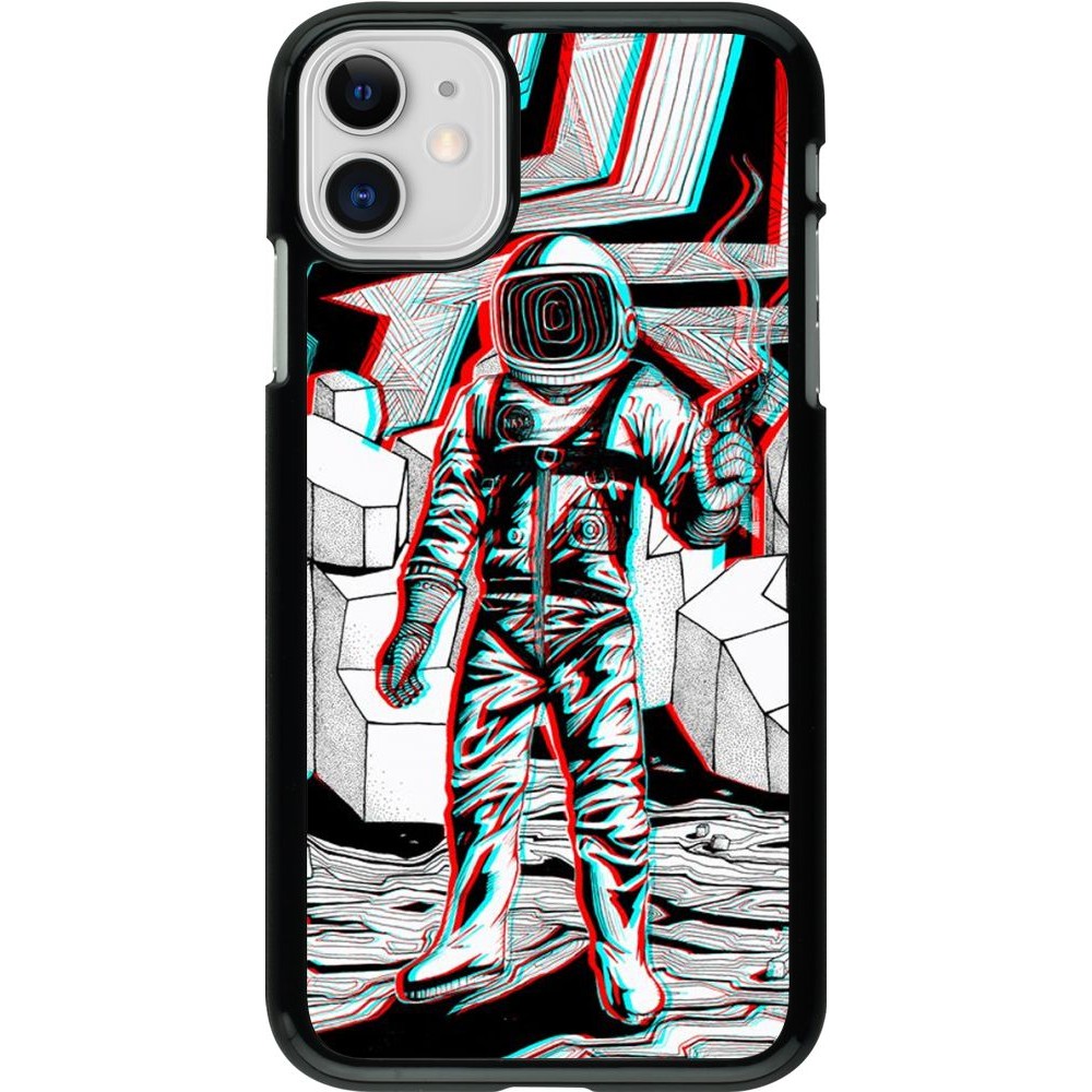 Coque iPhone 11 - Anaglyph Astronaut