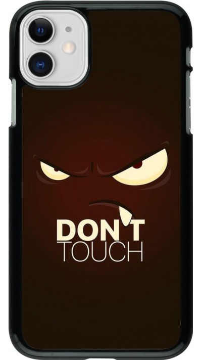 Coque iPhone 11 - Angry Dont Touch